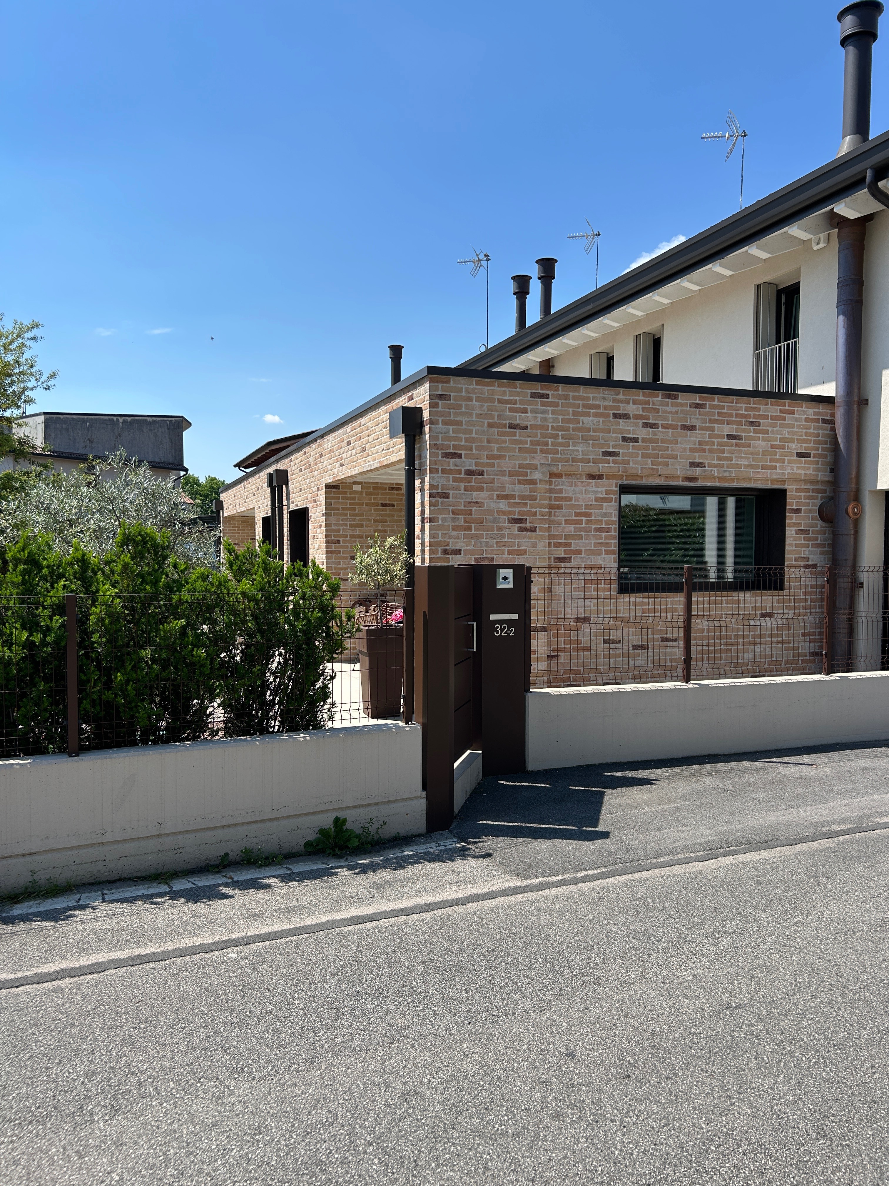 Facciata Isovista Mattone